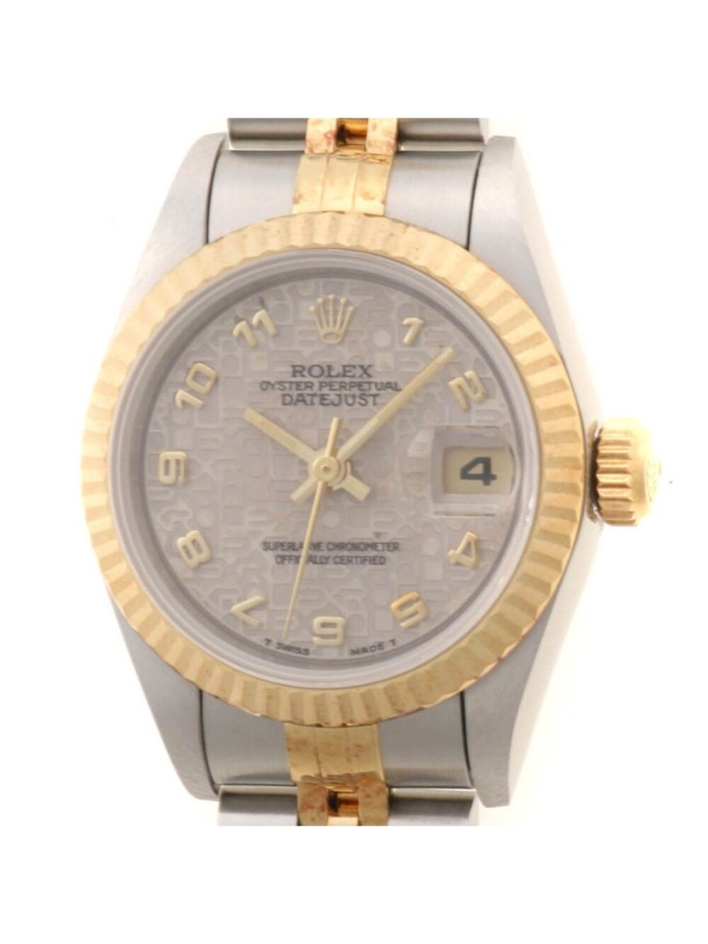 Rolex Datejust Watch Stainless Steel Ivory Jubilee Dial Wstamp Automatic